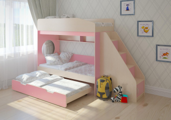 Трехъярусная кровать Л-10.5 - 34234