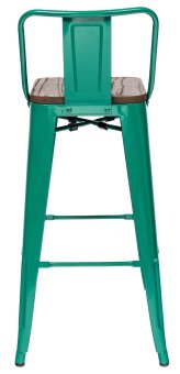 Стул полубарный TOLIX WOOD со спинкой - 4390