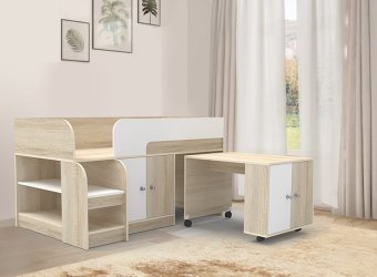 Кровать чердак Астра 9/8 - 18915