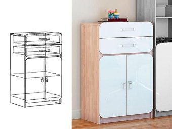 Манхеттен модуль 7 - Комод - 6442