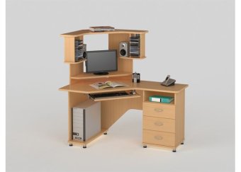 КС 20-17м1, Стол компьютерный (орех валенсия) - 24230