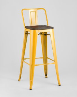 Стул полубарный TOLIX WOOD со спинкой - 4390