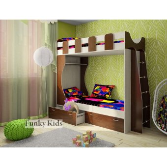 Двухъярусная кровать Фанки Кидз 5 СВ - 24660