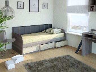 Кровать №12 + спинка мягкая СМ №7 МДК 4.11 - 22620