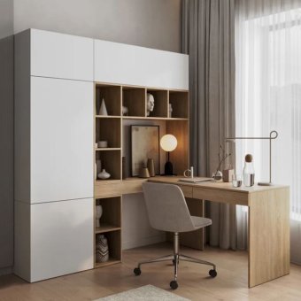 Стол письменный со стеллажом и шкафом 1800.2 - 35335