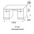 Стол письменный мод.6 Принцесса - 25579