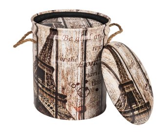 Пуф с ящиком для хранения PARIS (к-кт 2шт.) - 4290