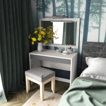 Стол малый «Ньютон Грэй» - 0