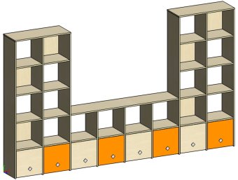 Нестандарт Стеллаж Джери 5 - 38400