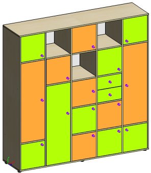 Стеллаж Джери 200х200 Нестандарт  - 29580