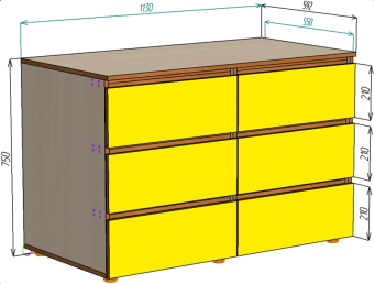 Нестандарт Комод 1130 - 18950