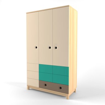 Шкаф 3-х створчатый «Робин Вуд» - 0