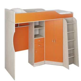 Кровать-чердак Фанки Кидз 7/1 СВ - 26620