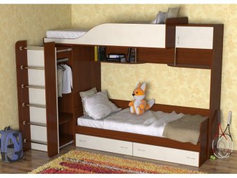 Двухъярусная кровать Дуэт-3 - 41256