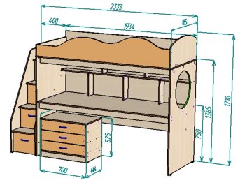 Нестандарт Пионер с тумбой - 42000