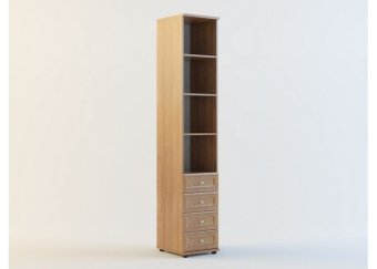 Пенал ШО-01 (ольха/ольха; дуб паллада/дуб паллада) - 11220