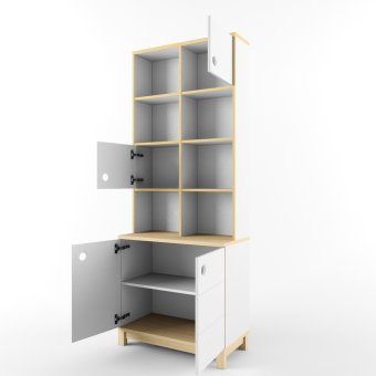 Стеллаж широкий «Робин Вуд Лайт» - 0