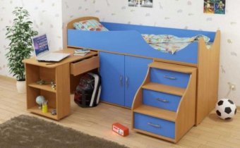 Кровать чердак Карлсон Мини 7 - 27225