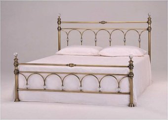 Кровать H 9206 с хрусталиками  - 58000