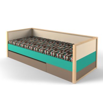 Кровать нижняя с фальшпанелью универсальная «Робин Вуд» - 0