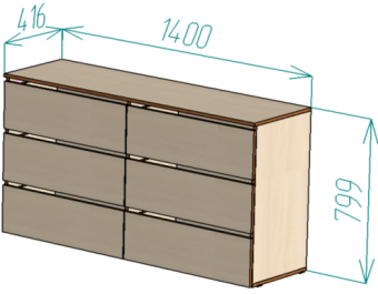 Комод Александра - 31250