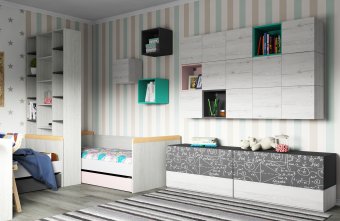 Стеллаж - перегородка «Ньютон Грэй» - 0