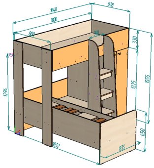 Нестандарт Голден кидс 4 80х180 - 50000