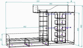 Нестандарт Астра-6 с деревянной лестницей  - 46606