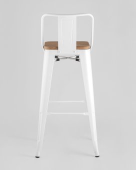 Стул полубарный TOLIX WOOD со спинкой - 4390