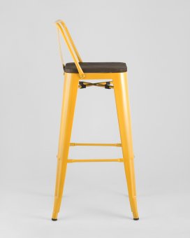 Стул полубарный TOLIX WOOD со спинкой - 4390