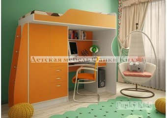 Детская кровать-чердак Фанки Кидз 4  - 27700
