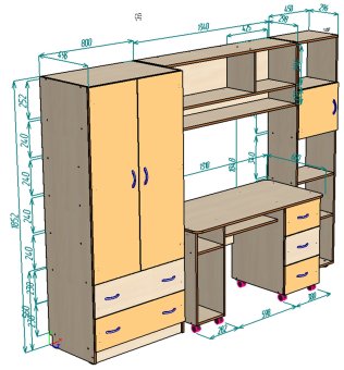 Нестандарт Уголок школьника Л-№1 - 31800