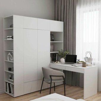 Стол письменный со стеллажом и шкафом 1765 - 34200