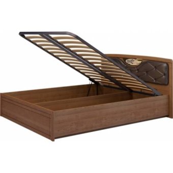 Кровать двойная 1600 мод.29 Лондон с подъемным механизмом + мягкий элемент - 38592