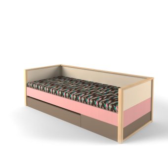 Кровать нижняя с фальшпанелью универсальная «Робин Вуд» - 0