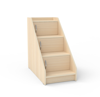 Лестница угловая ЛУ-02 с фасадами - 5112