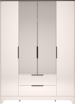 Шкаф для одежды 4-х дверный мод.1 Танго с зеркалом - 35798