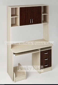 Стол письменный с надстройкой Фанки Кидз 13/14 СВ - 15375