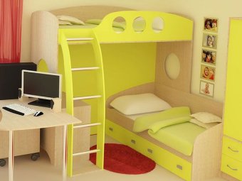 Верхняя кровать-чердак РМК Тандем  - 13550