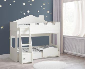 Двухъярусная кровать-домик Л-Д42.4.1 - 26888