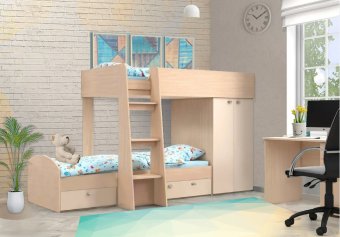 Двухъярусная кровать Голден кидс 2 - 30361