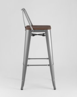 Стул полубарный TOLIX WOOD со спинкой - 4390