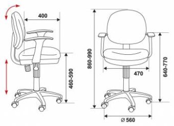Кресло Б06 W - 14290