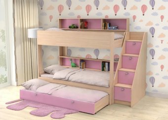 Трехъярусная кровать Голден кидс 10.1 - 36850