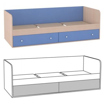 Тетрис 1 347 М Кровать - 10169