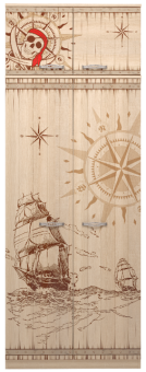 Квест мод.01+02 Шкаф для одежды с антресолью - 15846